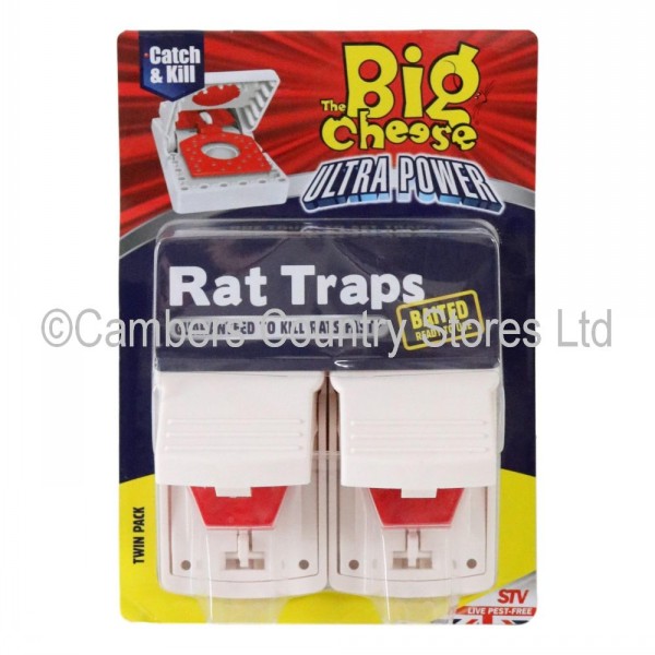 The Big Cheese Ultra Power Rat Traps 2 Pack Cambers Country Store